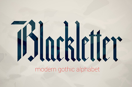 Blackletter modern gothic font., a Blackletter Font by Sergey Mironov's store