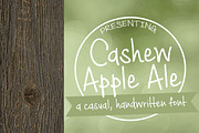Cashew Apple Ale, a Script Font by Brittney Murphy Design (Thumbnail 1 of 3)