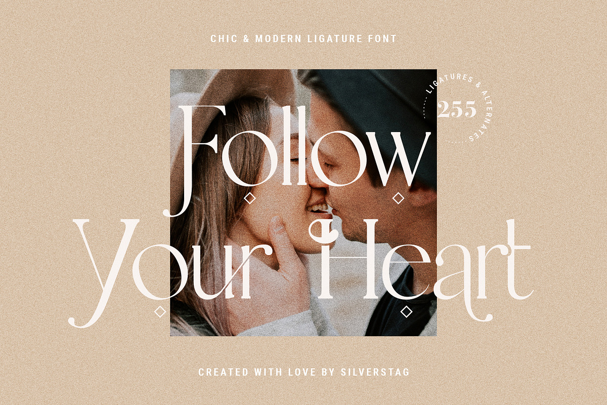 Esther - Stylish Ligature Serif Font, a Serif Font by SilverStag Type Foundry (Photo 2 of 27)