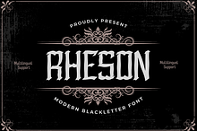 RHESON Blackletter font