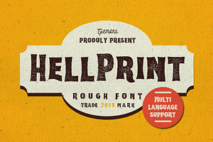 Hellprint Typeface