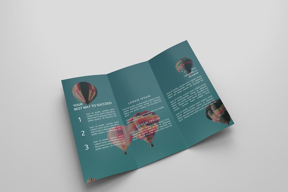 Travel Tri-fold Brochures, a Brochure Template by UNIK Agency (Photo 6 of 13)