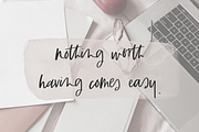 Routinely Script, a Script Font by Beck McCormick (Thumbnail 3 of 10)