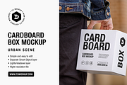 Cardboard Box Mockup, a Packaging Mockup by TD Mockup (Thumbnail 1 of 2)
