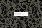 Dark Bloom Elegant Floral Pattern, a Pattern Graphic by likorbut (Thumbnail 9 of 12)