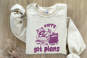 Sorry Got Plans, Funny Raccoon, an Illustration by SharpMarketplace (Thumbnail 8 of 9)
