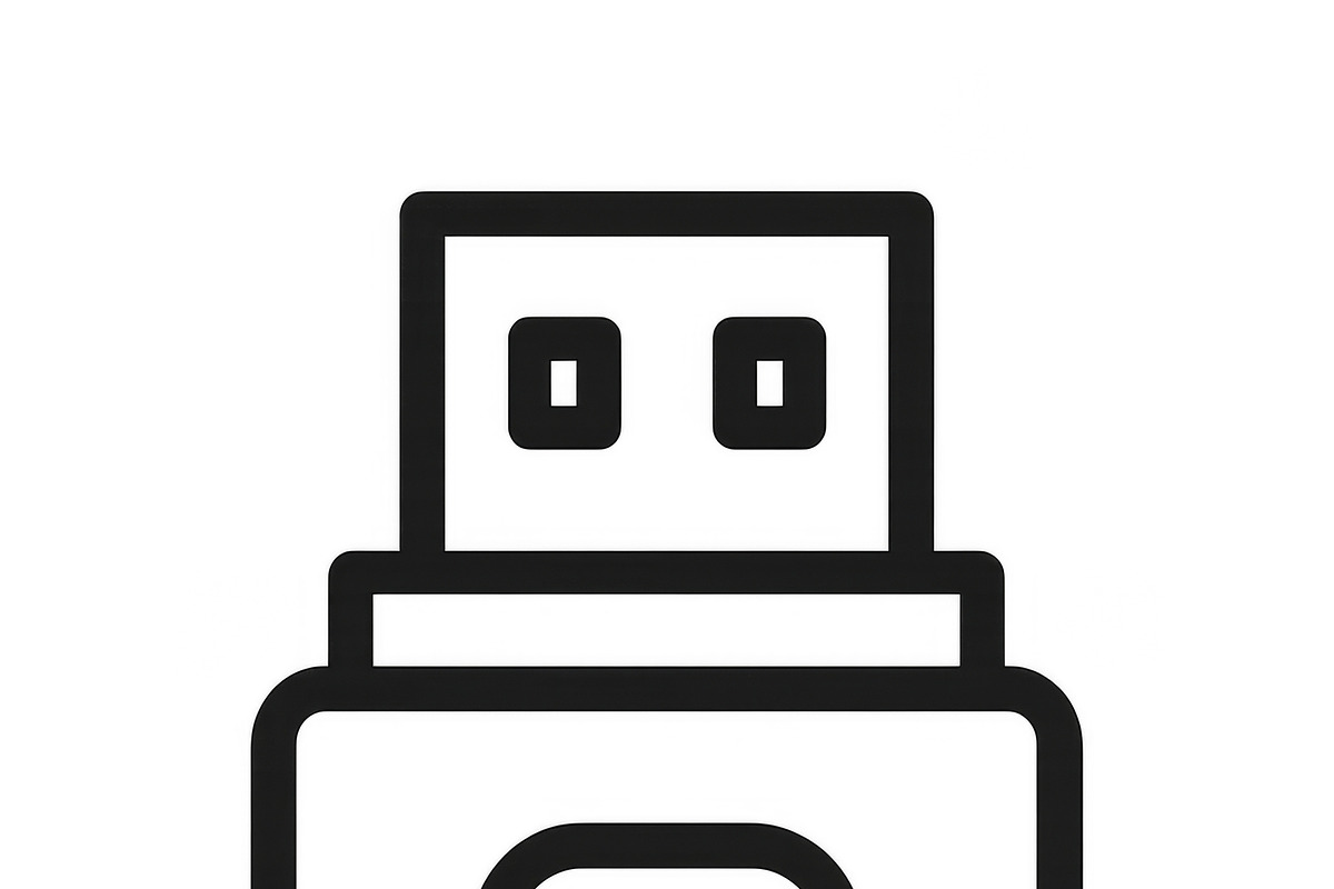 USB drive icon isolated on transpare, an Illustration by Dvoevnore photos