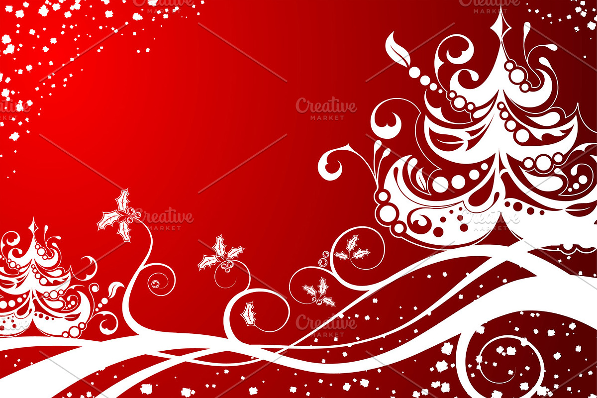 Christmas and New Year Backgrounds, a Decorative Illustration by TAlex (Photo 4 of 6)