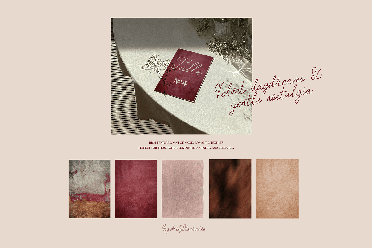 Softy Velvet & Lace – backgrounds, a Background Graphic by DigARTbyHavroshka (Photo 6 of 7)