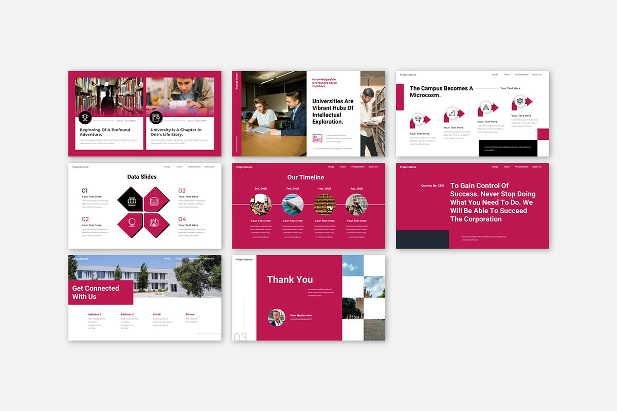 University College Academic PPT, a Presentation Template by Robs Daily Design (Photo 5 of 9)