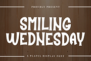 Smiling Wednesday, a Script Font by FreshTypeINK (Thumbnail 1 of 7)