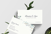 Beauty Spa Business Card, a Business Card Template by TelaTemplates (Thumbnail 3 of 7)