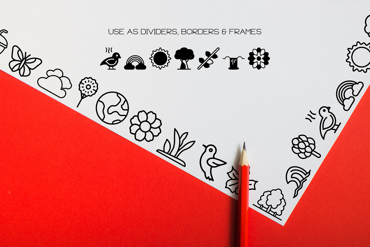 Nature Alphabet - Dingbat Font, a Symbol Font by WADLEN (Photo 7 of 7)