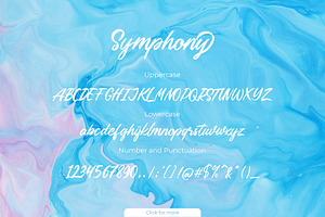 Symphony Script Font