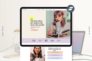 Podcast Coach Showit Template