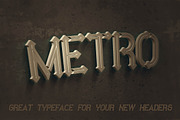 Metro - 10 Fonts Family, a Font by MIIM (Thumbnail 4 of 5)