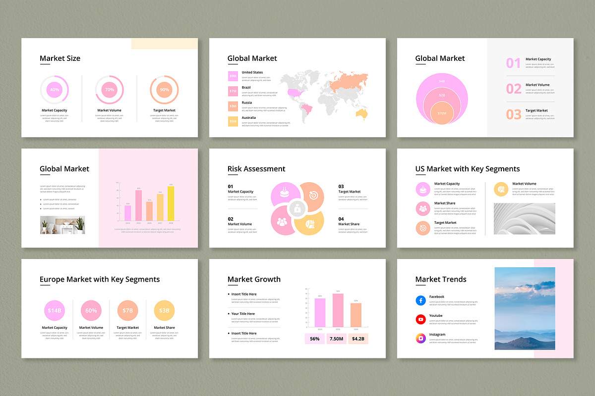 Social Media Marketing Presentation, a Presentation Template by Mighty-Slide (Photo 14 of 18)
