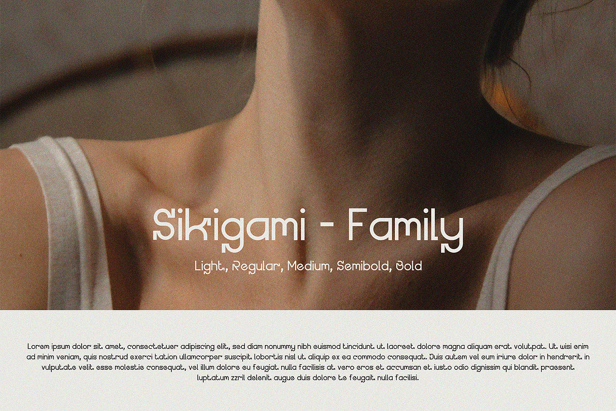 Sikigami - Family Font, a Sans Serif Font by Boril Std (Photo 10 of 13)
