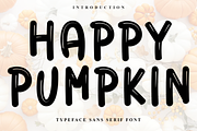 Happy Pumpkin, a Script Font by FreshTypeINK (Thumbnail 1 of 8)