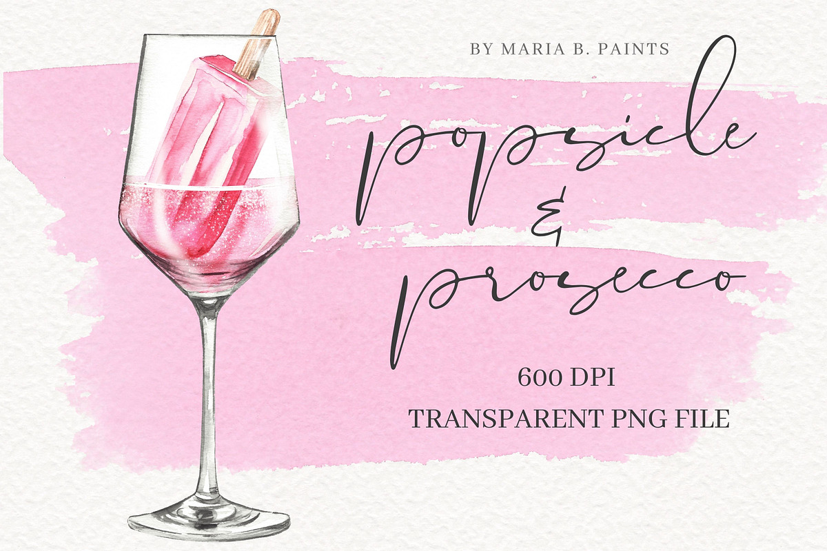 Watercolor Cocktail Illustration Set, an Illustration by Maria B. Paints (Photo 7 of 33)