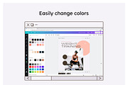 Fitness Instagram Feed Template, a Social Media Template by Cultive Creative (Thumbnail 6 of 13)