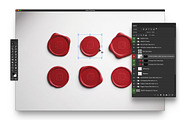 Wax Seals Mockup, a Product Mockup by Custom Scene (Thumbnail 7 of 11)