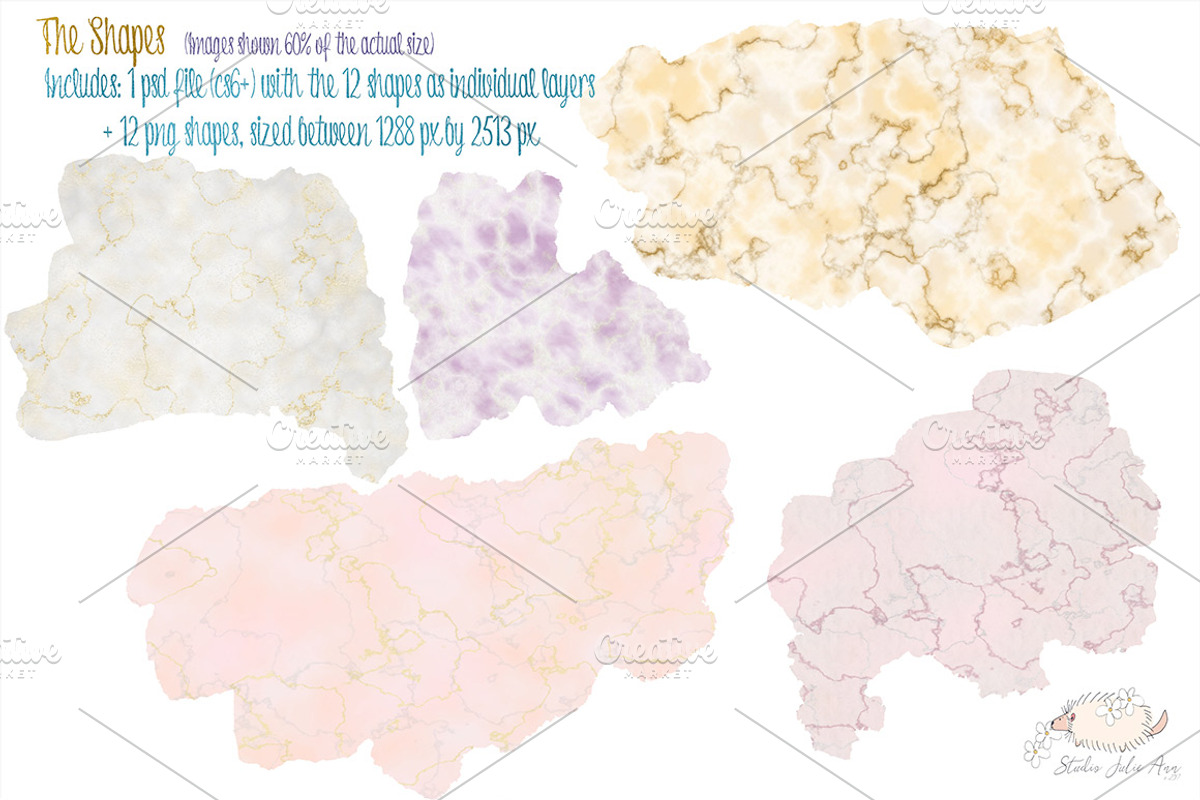 Marble Texture Kit, a Texture Graphic by Studio Julie Ann (Photo 3 of 8)