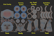 Natural Female 01 A-Pose Base Mesh, a Characters & Person 3D Model by VK Studio (Thumbnail 26 of 26)