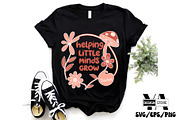 Teacher Boho Floral SVG PNG Bundle, an Illustration by Ya_ Design Store (Thumbnail 17 of 17)