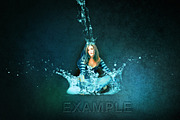 38 Water Splash Brushes, a Brush Add-On by xresch (Thumbnail 5 of 5)