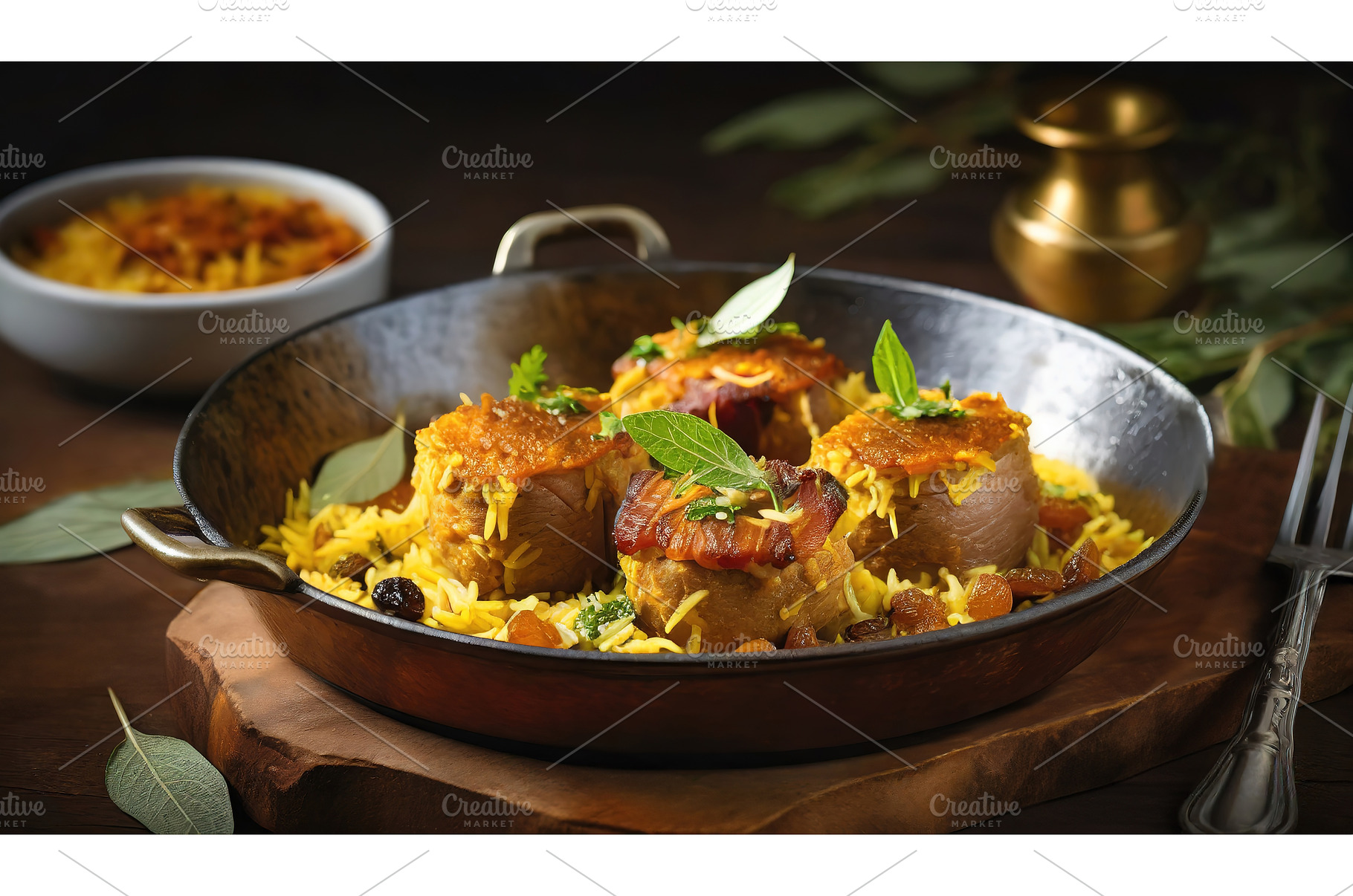 Delicious plated gourmet dish with, a Food & Drink Photo by Igor Tichonow
