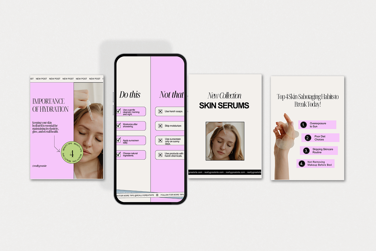 Skincare Coach Instagram Template 01, a Social Media Template by My Template Studio (Photo 19 of 23)