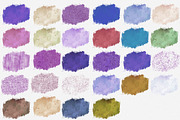 Blue Mood Watercolor Paint Splashes, a Texture Graphic by ClipartBrat Graphics (Thumbnail 2 of 2)