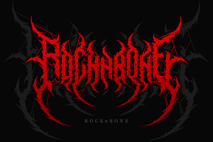 Sabersong Black Metal Font Vol.3