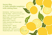 Lemon summer wedding templates set, a Stationery Template by Garden in frame (Thumbnail 2 of 10)