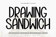 Drawing Sandwich, a Serif Font by InermediaSTUDIO (Thumbnail 1 of 7)