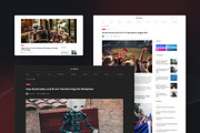 Clean Newspaper & Magazine Website, an UI Kit Template by peterdraw (Thumbnail 7 of 10)