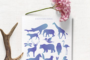 VERY PERI Animals Spring, an Object Graphic by WildStrawberry Magic (Thumbnail 2 of 11)