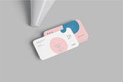 Round Edges Business Card Mockup, an Advertising Mockup by megostudi0 (Thumbnail 2 of 7)