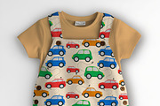 Baby Unisex Shortall Set Mockup, a Hoody Mockup by Nora Gad (Thumbnail 8 of 16)