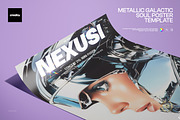 Metallic Galactic Poster Template, a Poster Template by creatsy5 (Thumbnail 1 of 4)