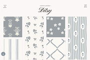 Vintage ditsy art & Floral patterns, a Decorative Illustration by Summer Nightingale Art (Thumbnail 18 of 19)