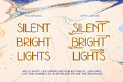 Bright Night Xmas Holiday Display, a Font by Cloverons (Thumbnail 5 of 13)