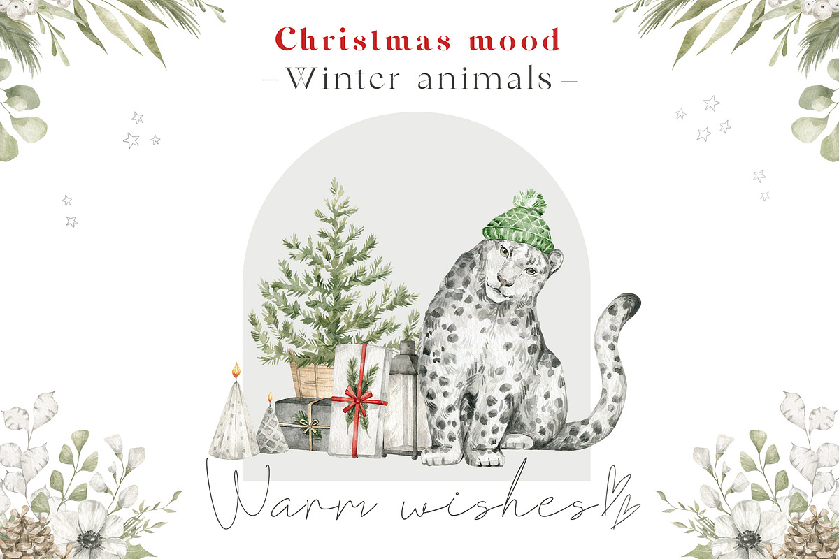 Christmas Mood. Winter animals, an Animal Illustration by Kreker Kate (Photo 12 of 12)