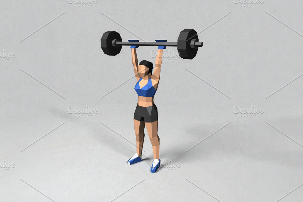 Fit girl - 3d papercraft, a Characters & Person 3D Model by PAPER amaze (Photo 1 of 6)