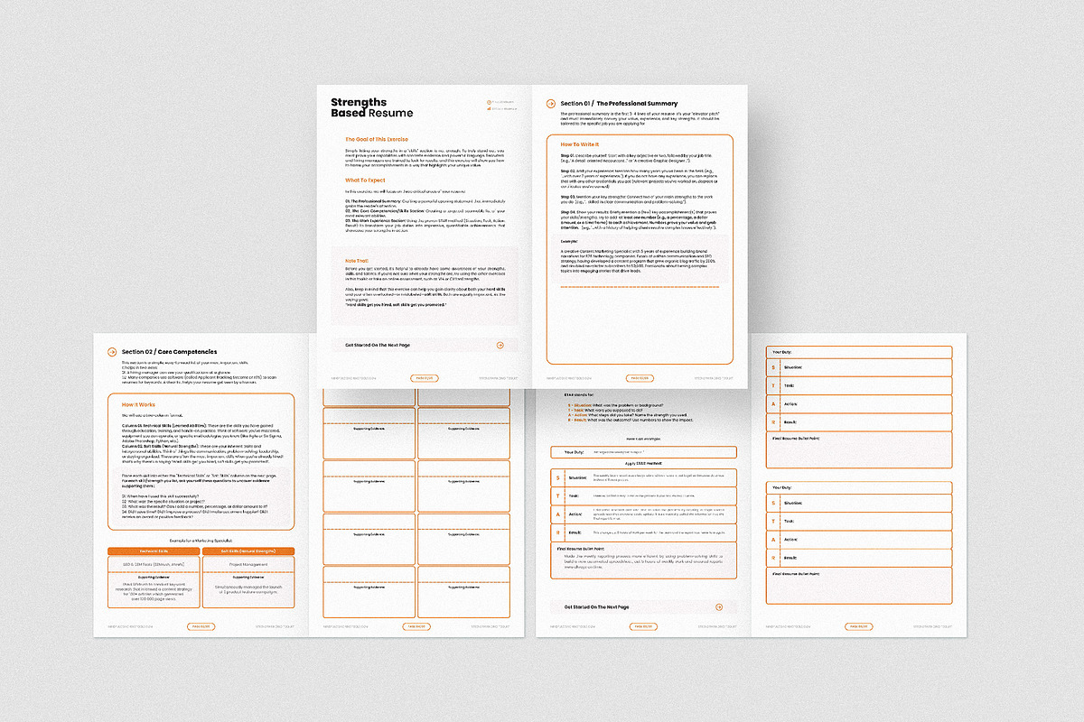 Strengths Discovery Workbook, a Templates & Theme by AndrewPixel (Photo 4 of 9)
