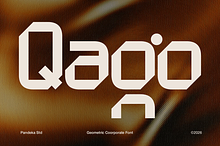 Qago - Geometric Corporate Font