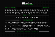 Akuina, a Sans Serif Font by twinstd (Thumbnail 12 of 13)
