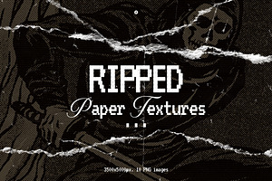 Ripped Paper Texture Overlays