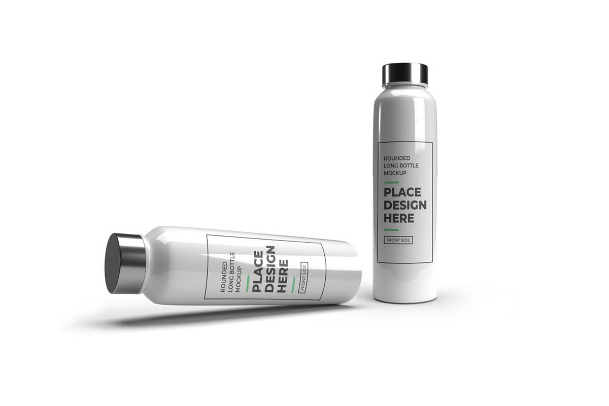 Long Bottle Tumbler Mockup Template, a Household Mockup by DesignRushMarket (Photo 9 of 11)